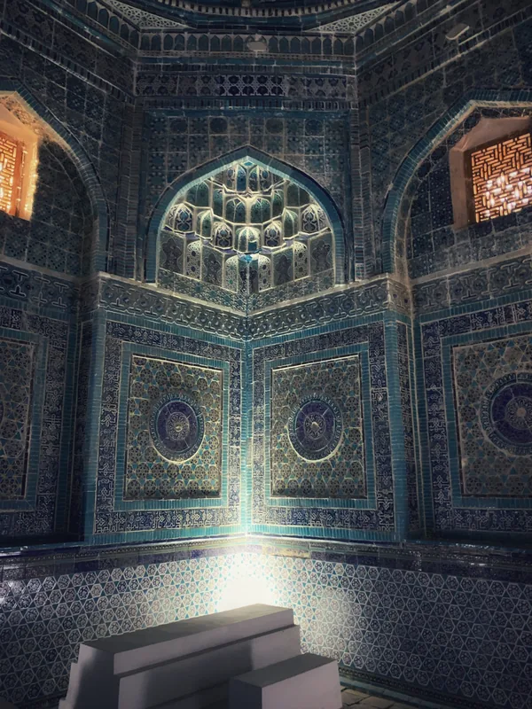 Sunbeam inside a mosaic interior